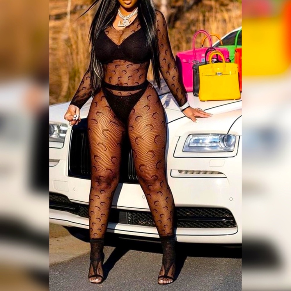 Mesh Me Please Baddie Set